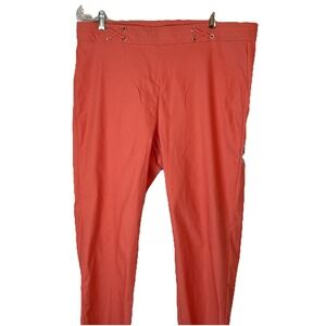 RAFAELLA Womens Coral Capri Pants Size 18 Comfort Stretch‎ NWT